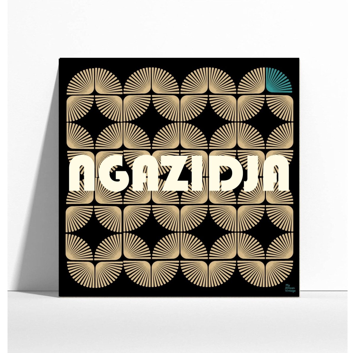 Affiche Ngazidja style rétro