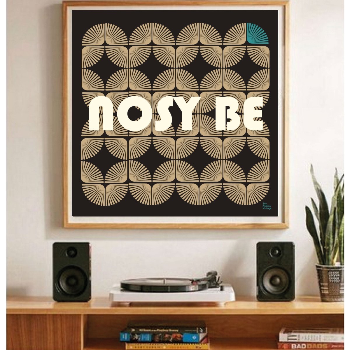 Affiche Nosy Be style rétro