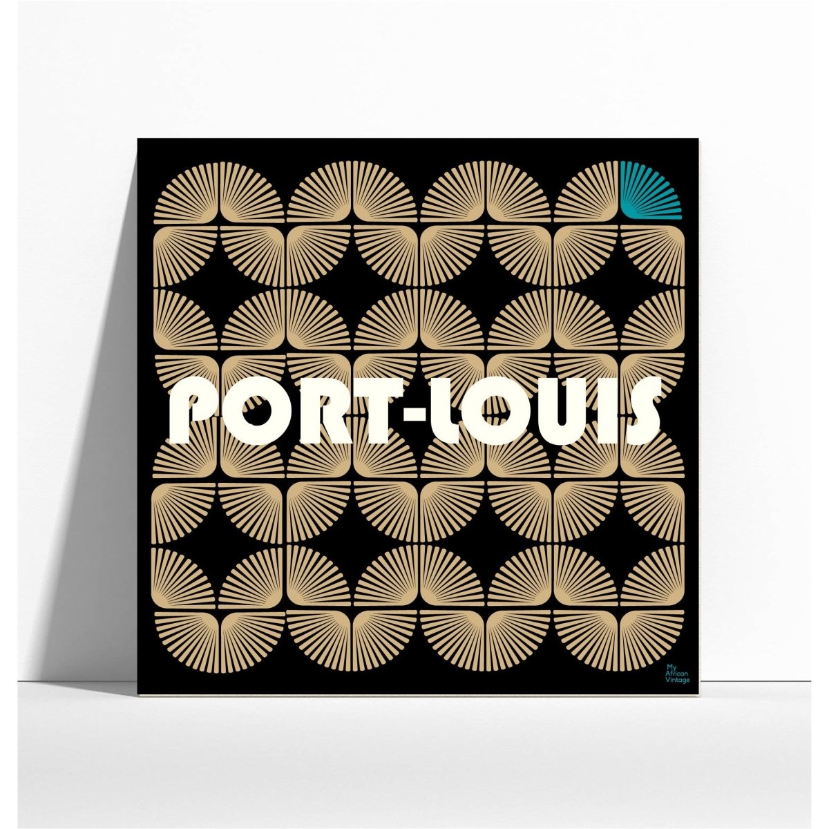 Affiche Port-Louis style rétro