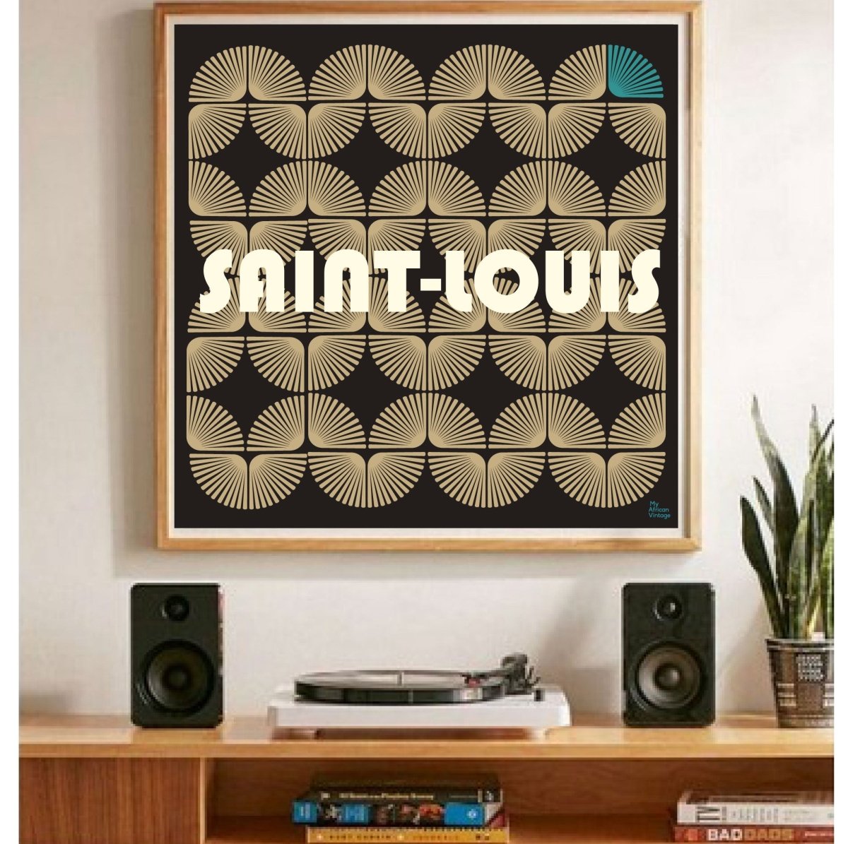 Affiche Saint-Louis style rétro